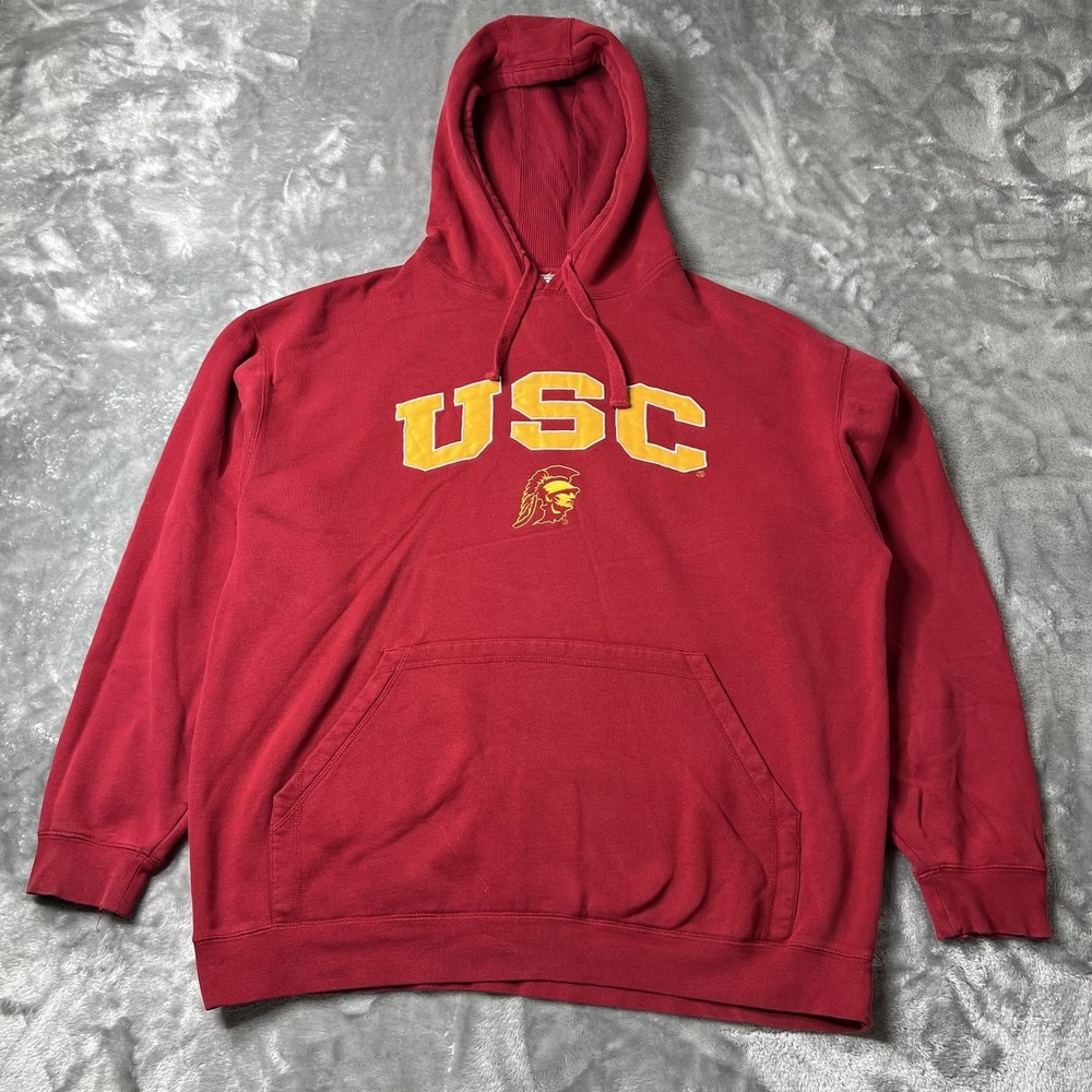 USC Trojans Hoodie Adult Size Large Pull Over Sweatshirt Campus Drive NCAA